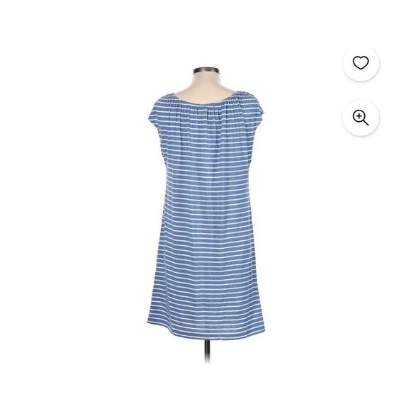 Lascana dress or beach coverup, blue and white striped size 2 in great condition - Picture 2 of 11